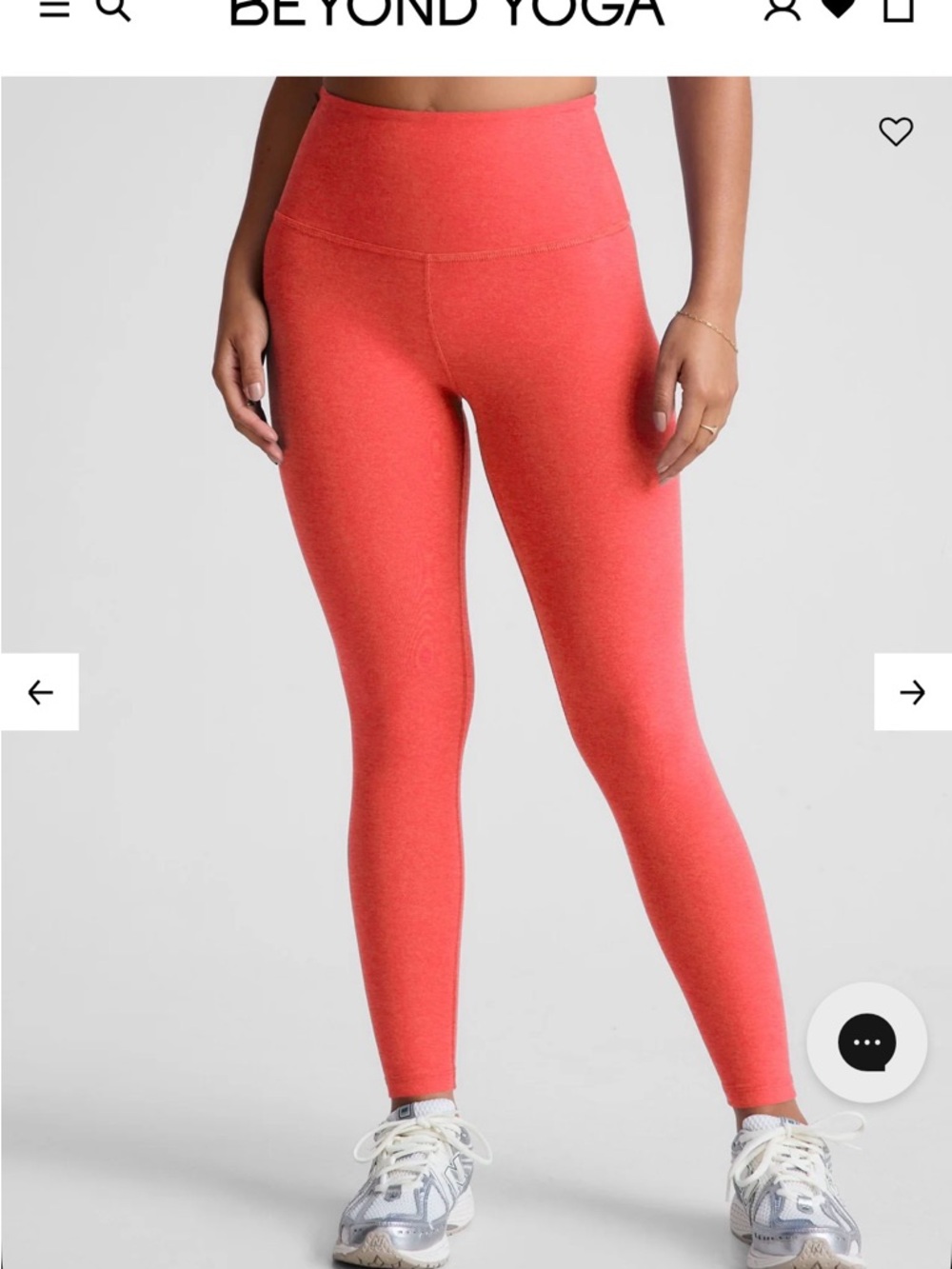 Beyond Yoga Coral High-Rise Leggings